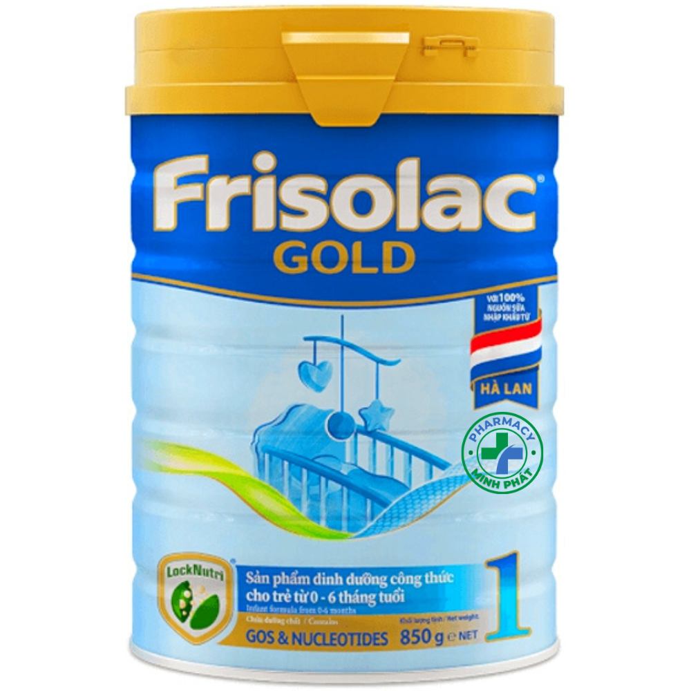 Sữa Frisolac Gold số 1 850g (0-6 tháng)